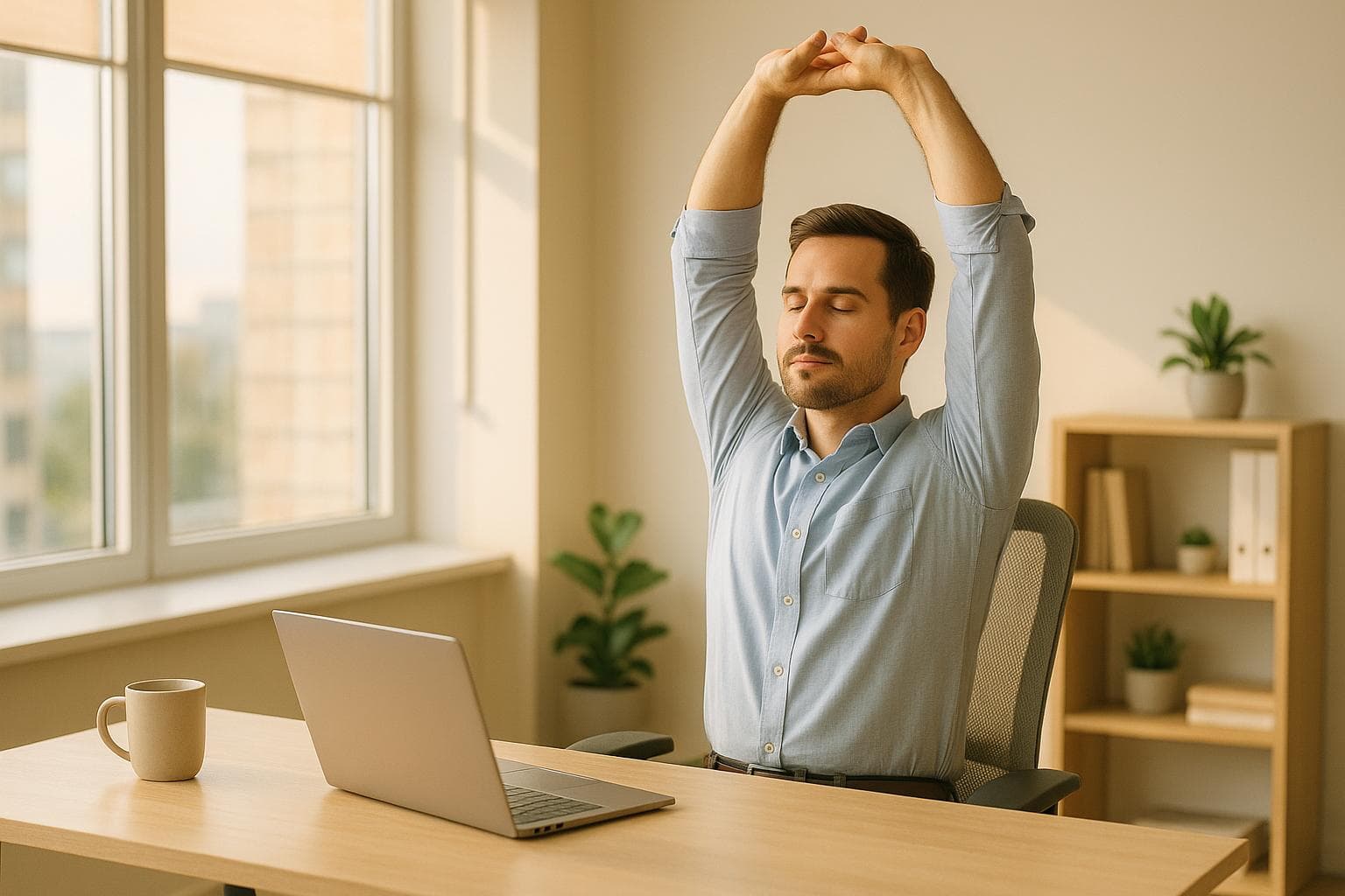 5-Minute Stretching Routine for Office Workers