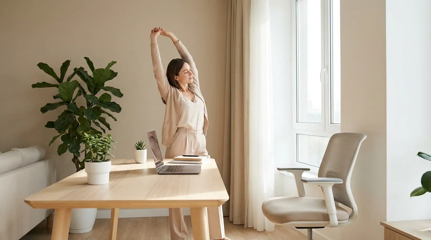 What are the best body break exercises for quick refreshment during work?