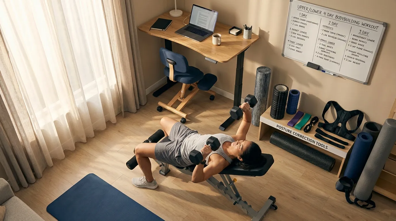 Upper Lower Split 4 Day Bodybuilding Workout