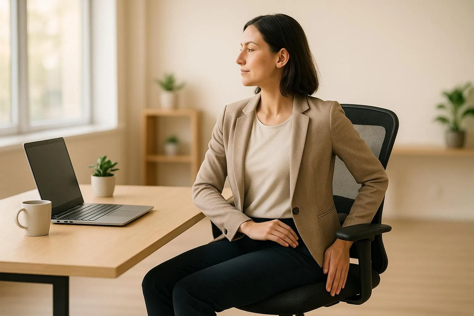 10 Stretches to Prevent Back Pain at Your Desk