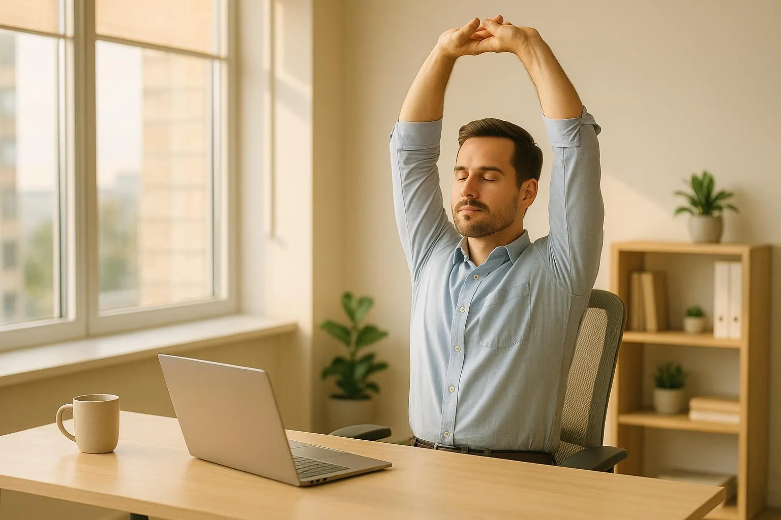 5-Minute Stretching Routine for Office Workers